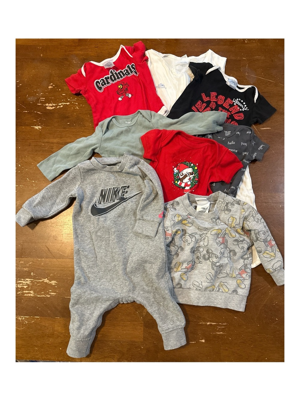 8 Piece Boys Bundle Sizes 6-12 Months
